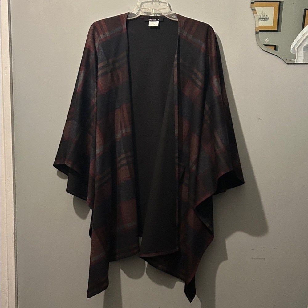 Elegant Plaid Women's Cape